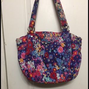 Vera Bradley’s Purple Floral shoulder purse